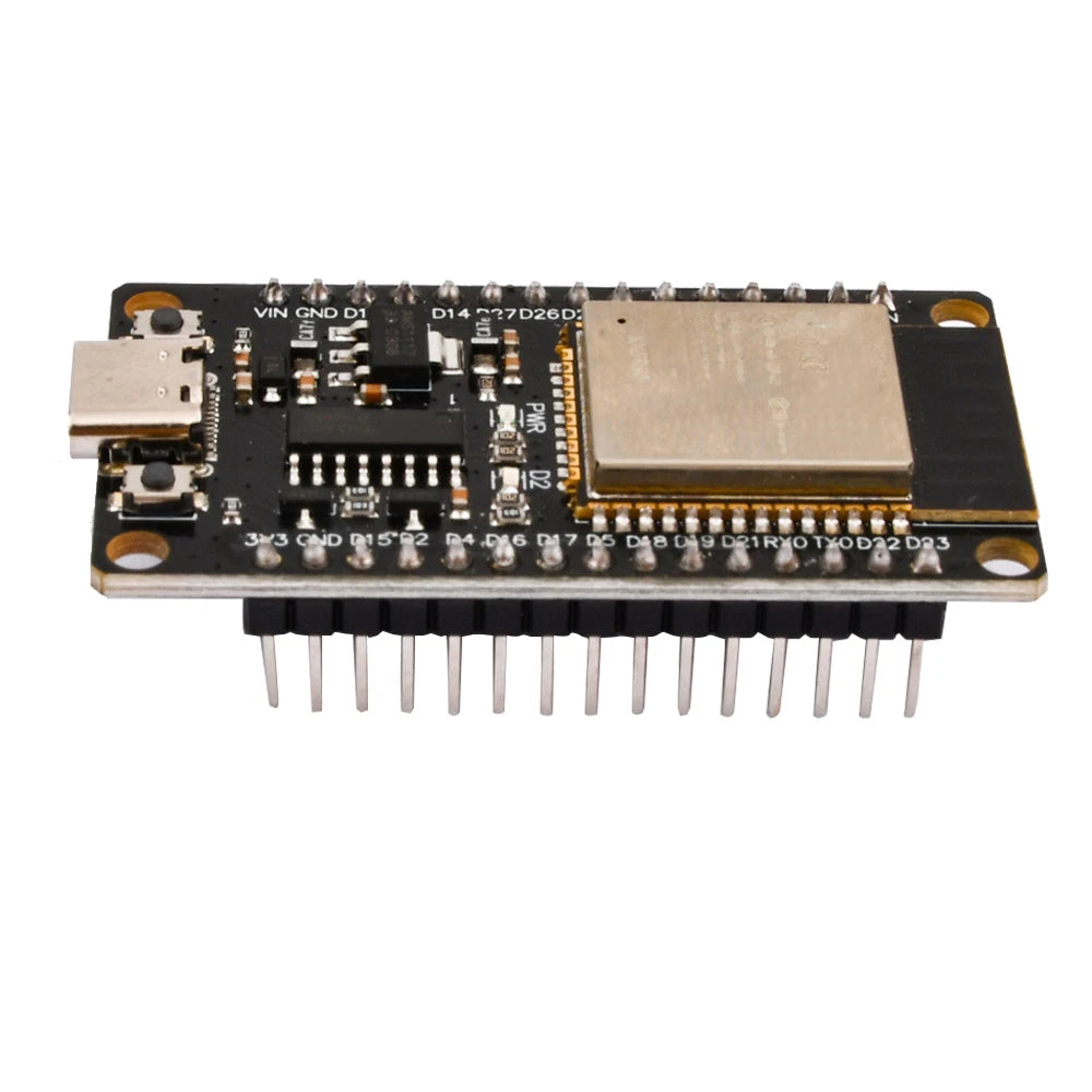 ESP-32 ESP32 Wi-Fi Bluetooth Development Board CH340C Type-C Interface Soldered Pin Headers Supports LWIP Protocol FreeRTOS Oasis Select