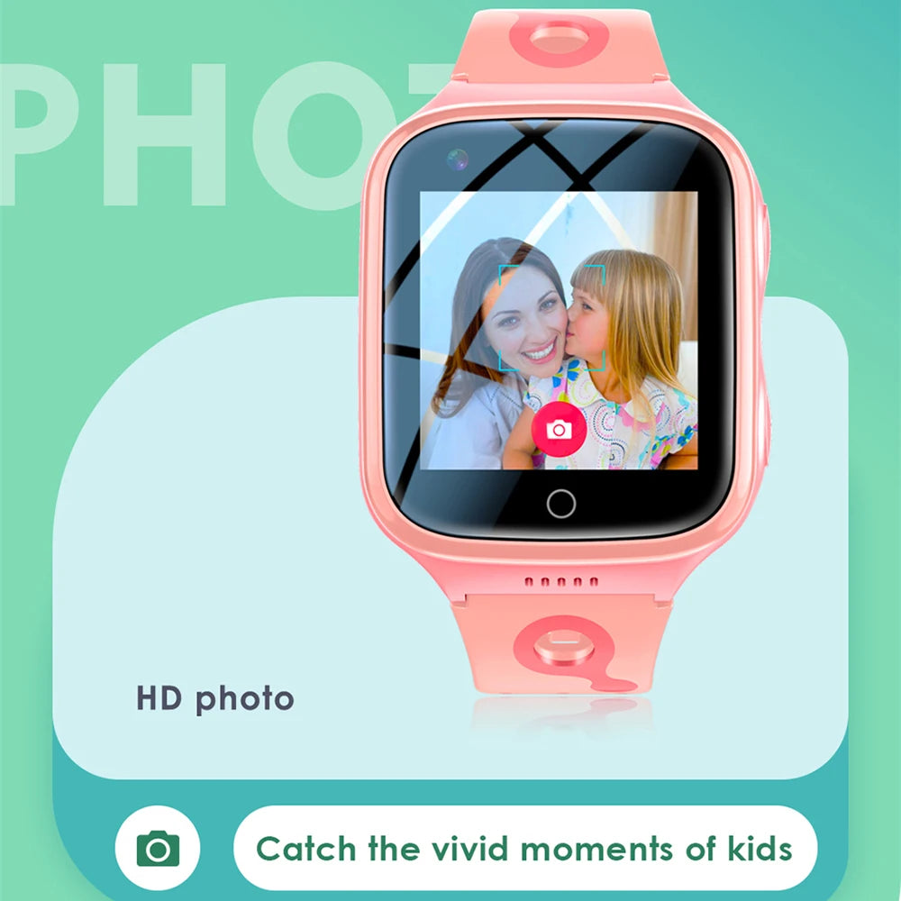 4G Kids Smart Watch Camera SOS Waterproof GPS WIFI Video Call Monitor Tracker Location LBS Smartwatch Children Watch Boy Girl Oasis Select