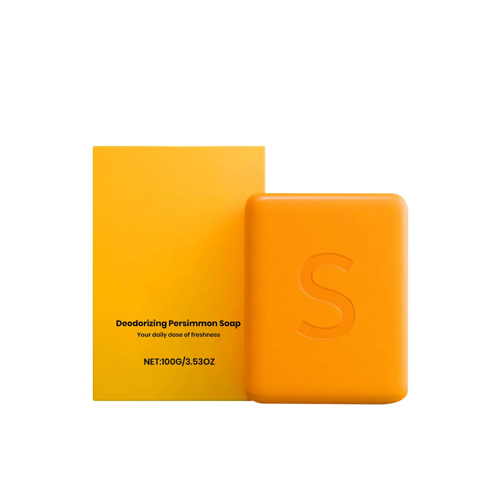 Persimmon Bath Soap Bar – Cleanse, Moisturize & Fruity Scent Bath Soap Bar Oasis Select 100g Boxed
