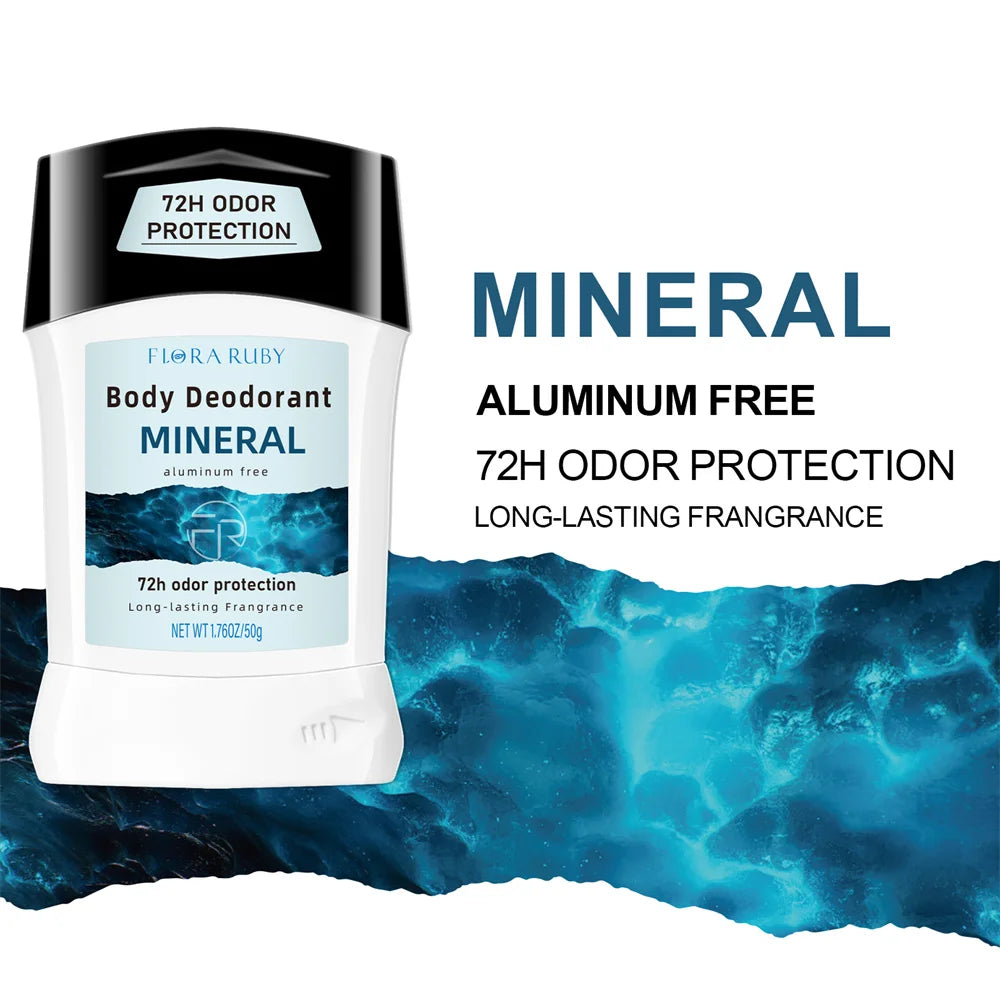 Men's Deodorant Stick, Sweat Resistant, Long-Lasting, Dry, Fragrant, Removes Underarm Odor, Refreshing Stick Oasis Select MINERAL