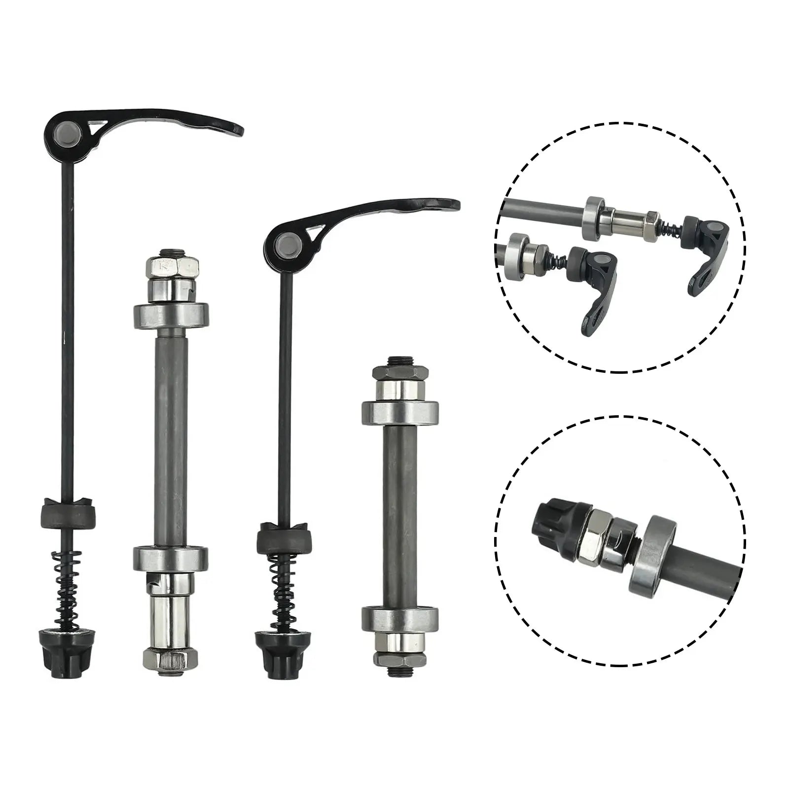 Mountain Bike Hollow Shaft MTB Bike Bicycle Wheel Hub Front And Rear Quick Release Axle Front And Rear Wheel Axles Combination Oasis Select