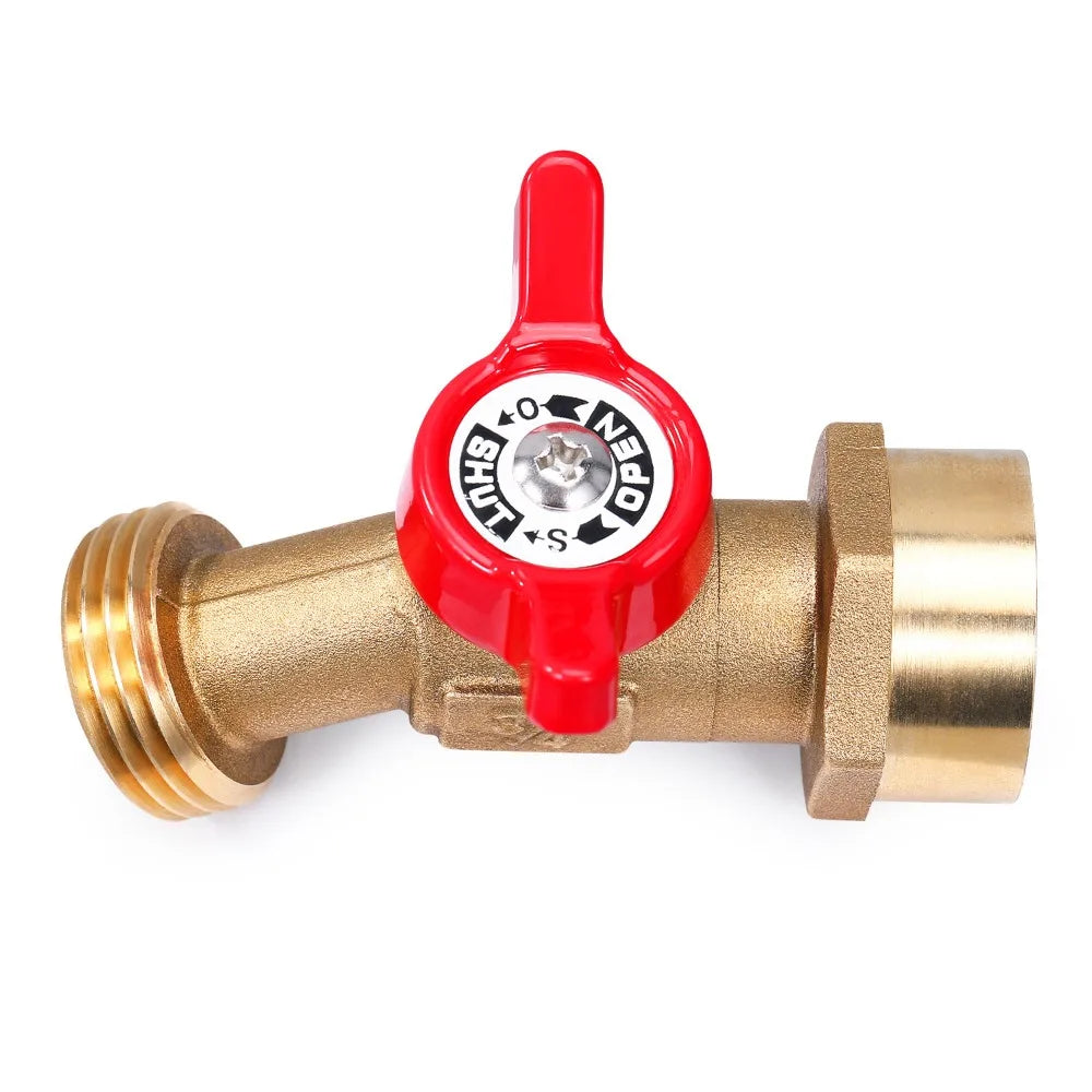 NPS 3/4Thread IBC Tank Faucet Adapter Nipple Garden Hose Quick Connect Alloy Tank Valve Oasis Select