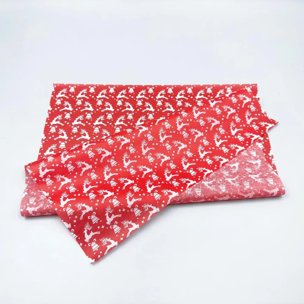 20 Sheets/Pack Starry Sky Tissue Paper Stars Moon Constellations Pattern Gift Wrapping Paper Christmas New Year Wrap Paper Oasis Select Style B