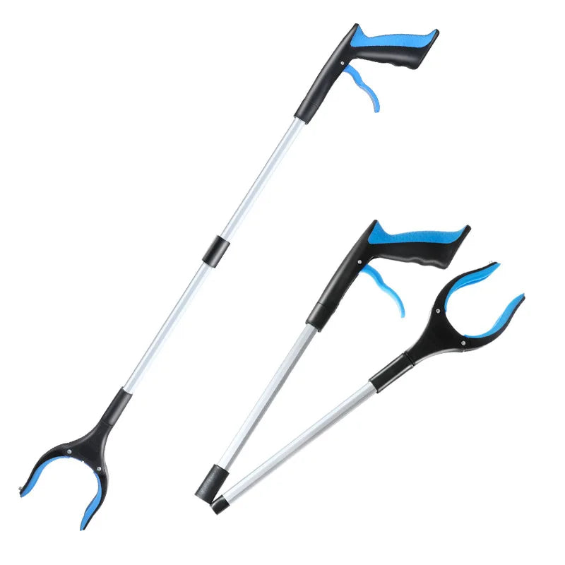 JUSTINLAU 1PC Sanitation Clamp Foldable Garbage Clamp Aluminum Alloy Garbage Picking Clamp Household Retrieval Device Hand Tool Oasis Select