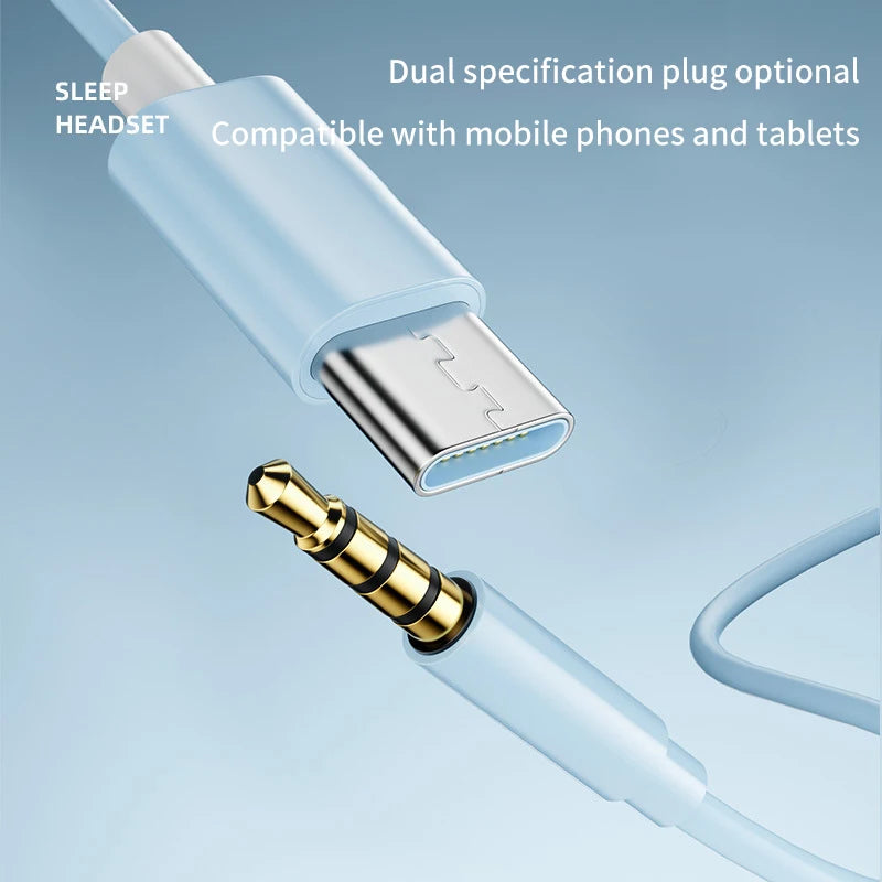 In-ear Silicone Sleep Earphones For Sleeping Side Sleeping Earphones Computer And Mobile Phone Noise Reduction Wired Earphones Oasis Select