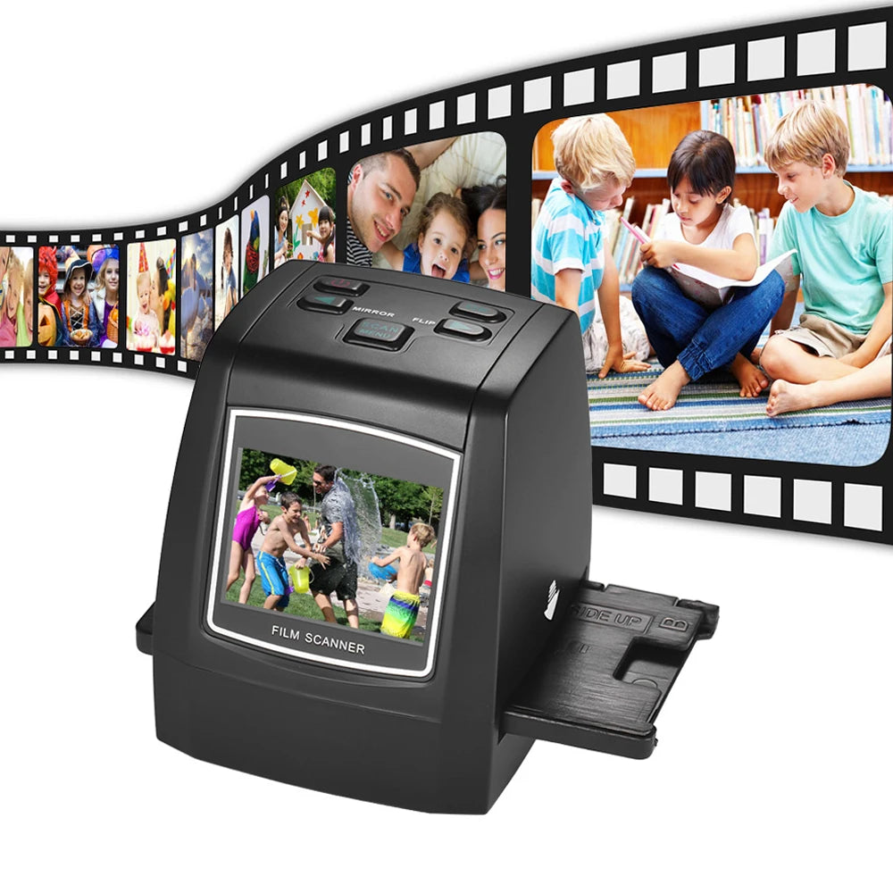 High-Resolution 14MP/22MP Film Scanner Convert 35mm/135mm/126mm/110mm Color Monochrome Slide Film Negative into Digital Picture Oasis Select Default Title
