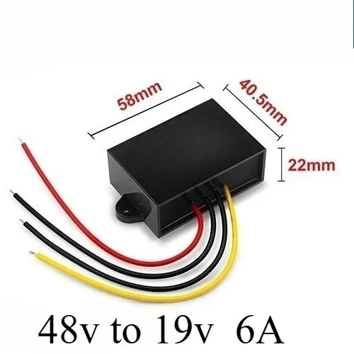 36 48v to 19v 1A 2A 4A 6A 8A 12A 15A 20A 30A DC DC Converter Step Down Buck Voltage Regulator For Car Device Oasis Select 6A 30-60V 19V