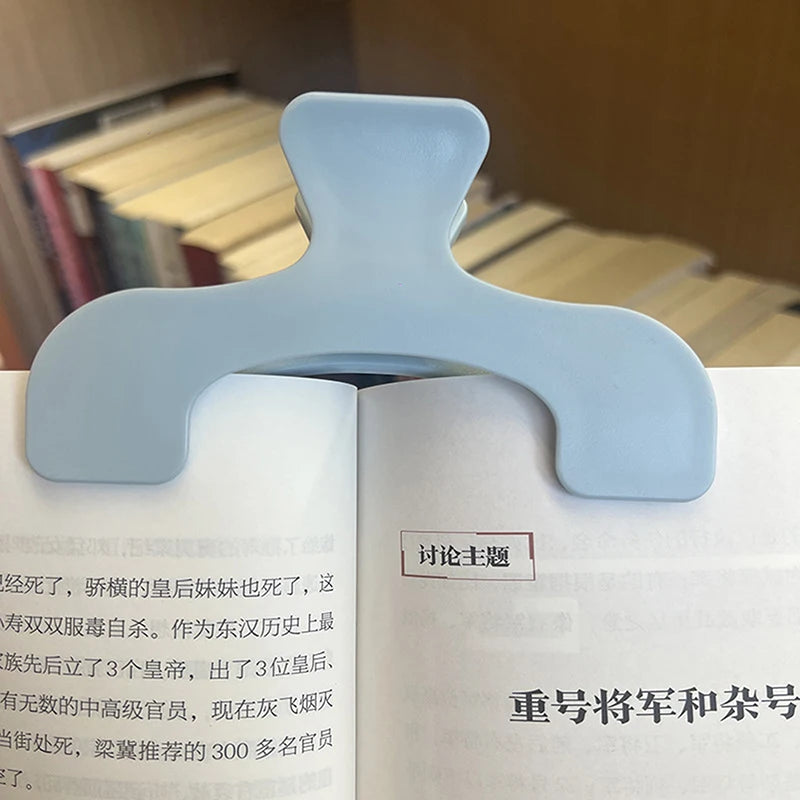 Simple Fixed Book Clips Frosted Transparent Page Holder For Reading Tool Memo Clip Kawaii Desk Accessories Practical Note Holder Oasis Select A3