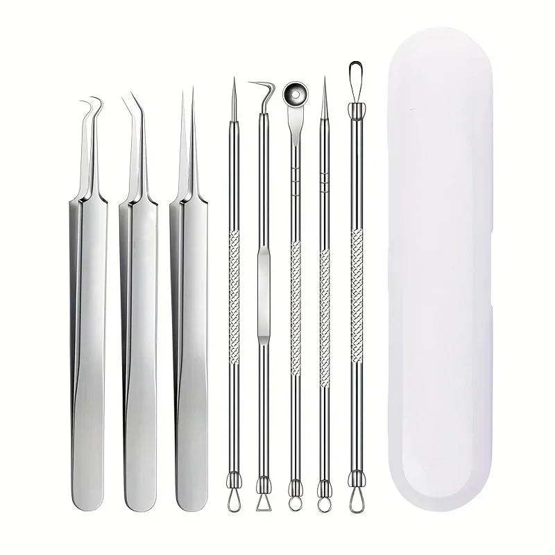 Stainless Steel Blackhead & Blemish Removal Tool Set Skin Care Tool Set Oasis Select