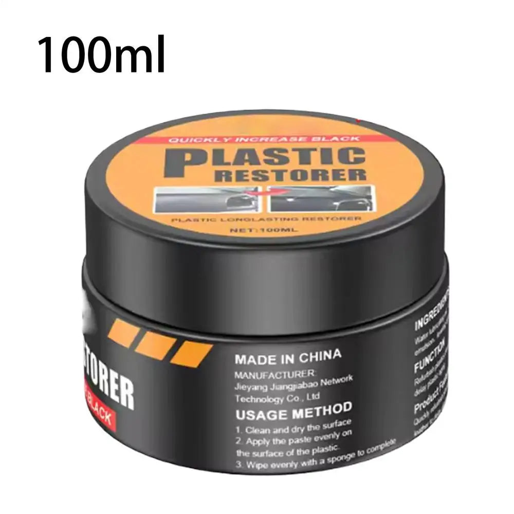 Leather Restorer Paste Renewal Wax Car Interior Leather Care Cleaning Cream Auto Shine Cleaner Long-Lasting Protection Cream Oasis Select 100ml