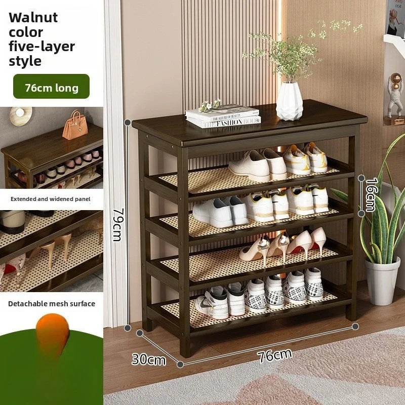 Multi-functional Household Shoe Cabinet Rack Dustproof Change Stool