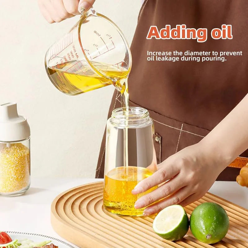 Spray Oil Sprayer Oil Cruet Spray Dual Purpose Kitchen Oils Spray Olive Oil Sprays Bottle Air Fryer Salad BBQ Kitchen Baking Oasis Select