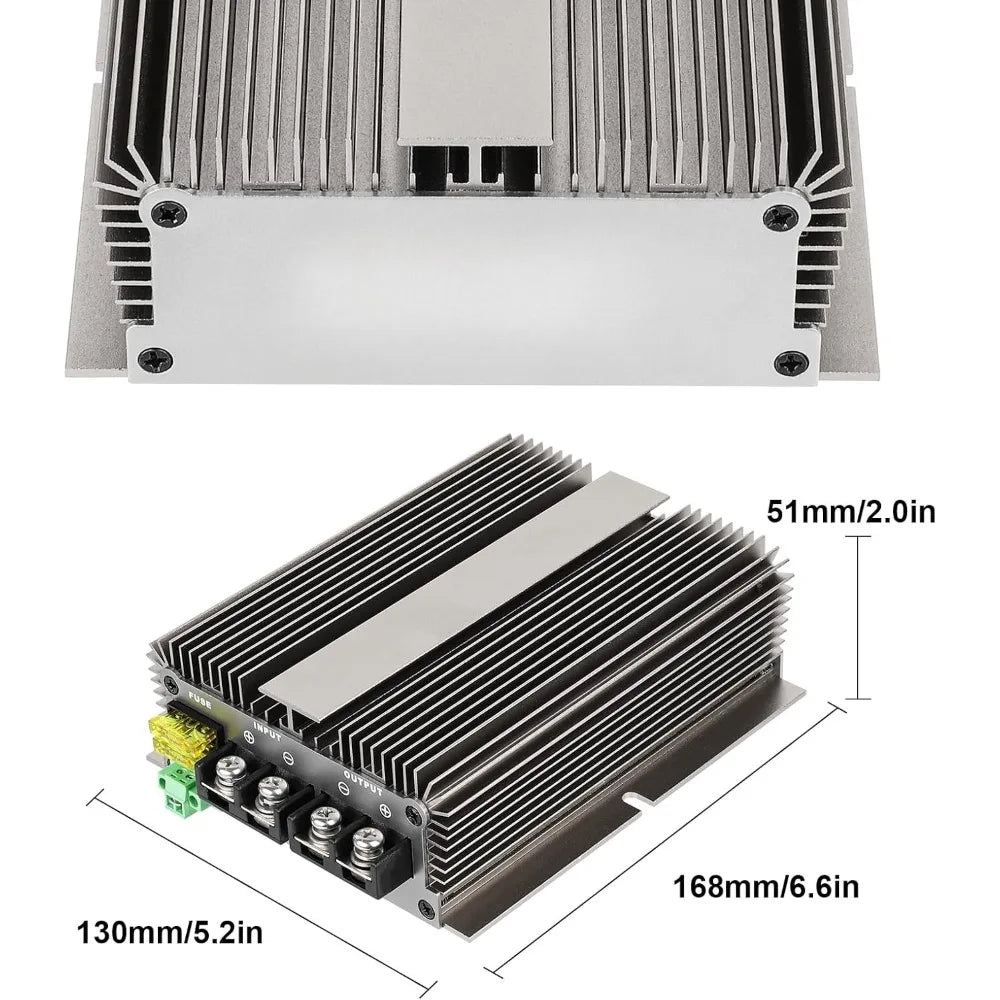 600W High Power Voltage Reducer DC 48V 60V 72V Step Down to 12V 50A Buck Converter Module Car Truck Power Regulator Transformer Oasis Select