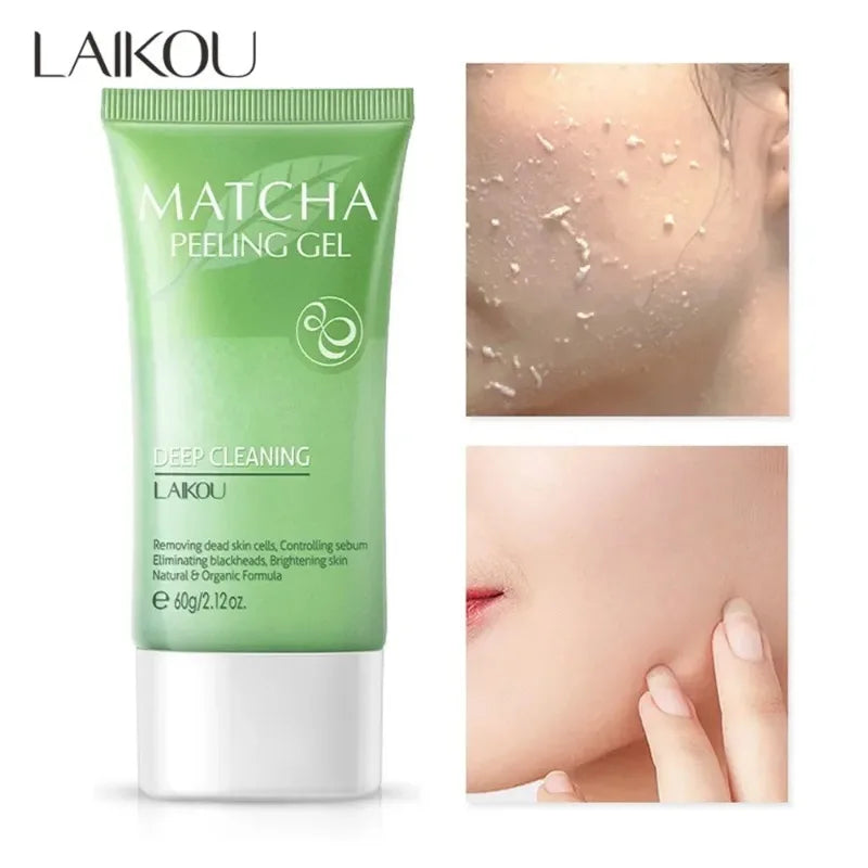 LAIKOU Matcha Exfoliating Peeling Gel Facial Scrub 60g