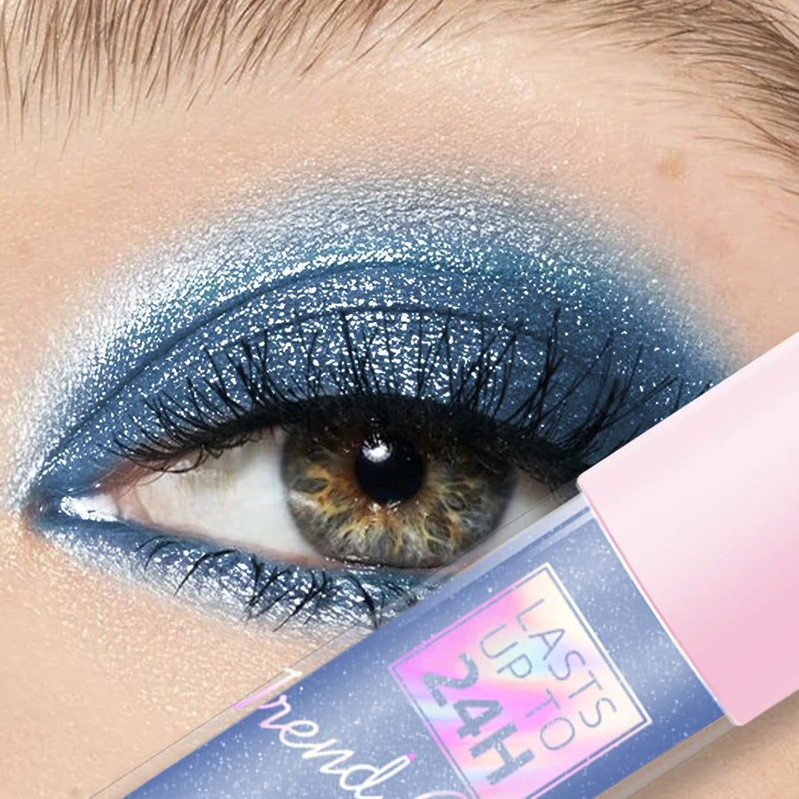 MCD Metallic Glitter Liquid Eyeshadow – Waterproof, 8 Shades