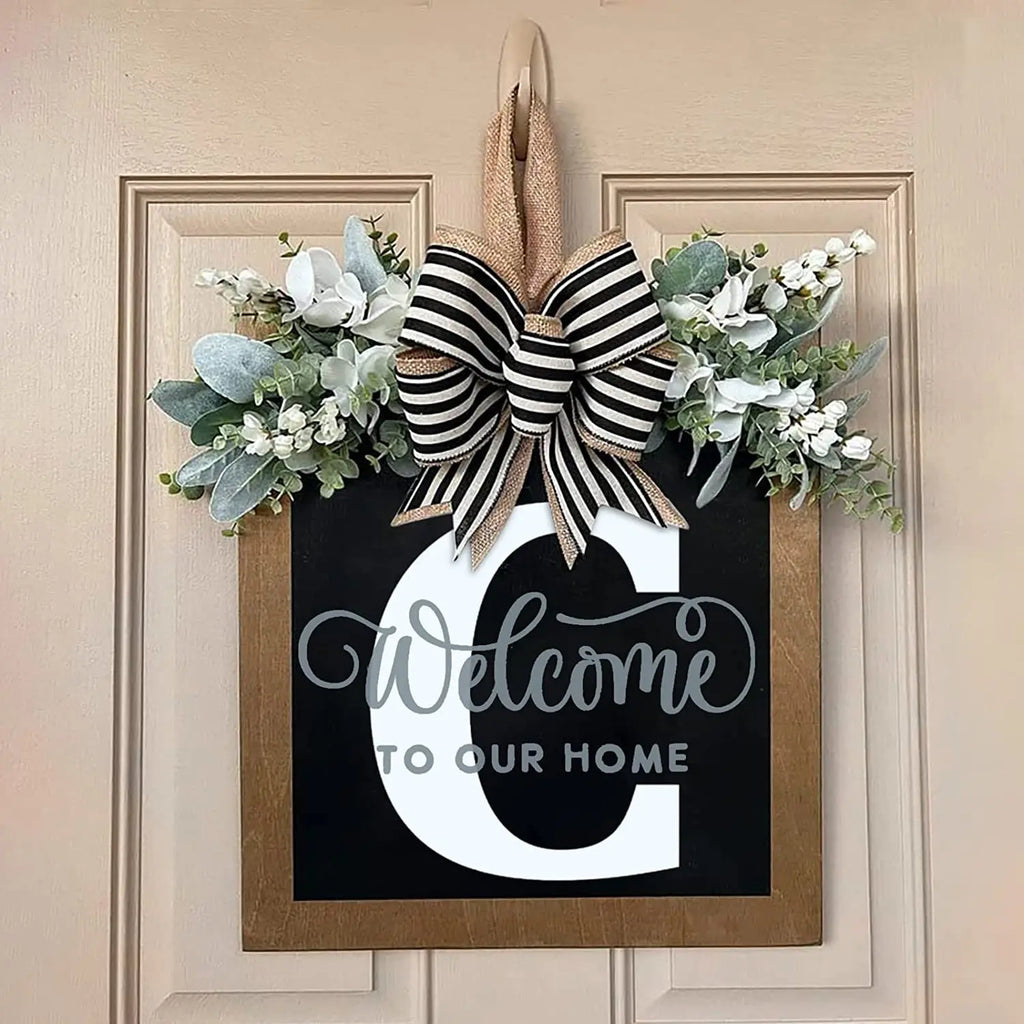 26-letter Personalized Front Door Decoration Hangings Layout Props