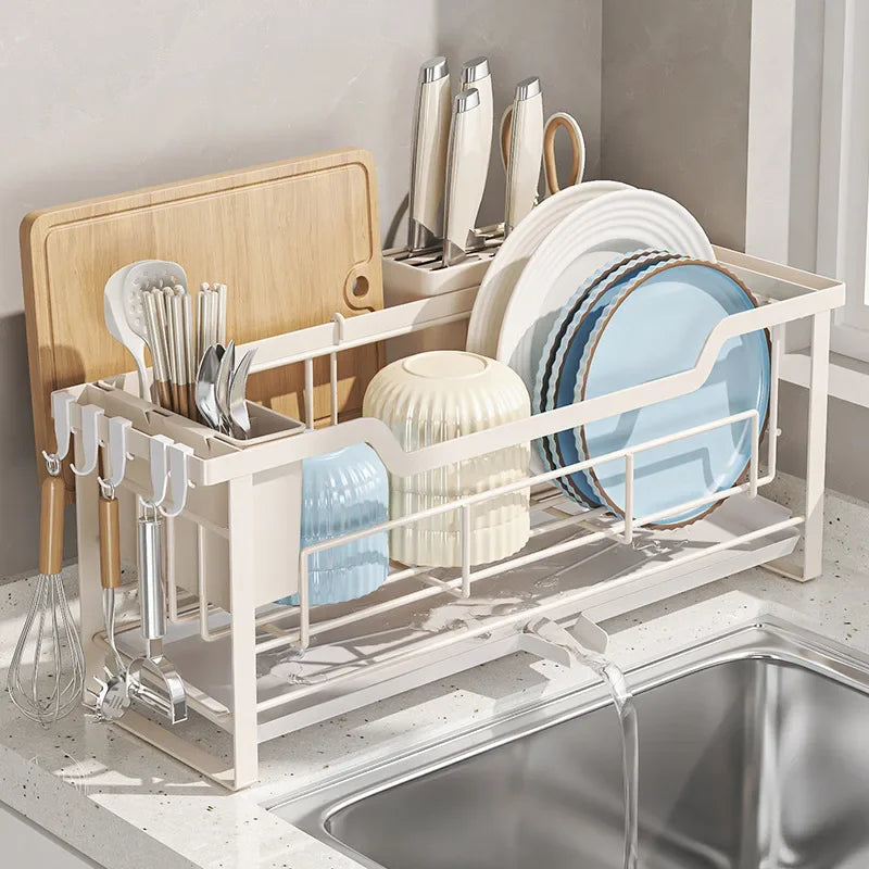 kitchen windowsill cutting board, bowl and chopstick draining rack, no need to install small bowl and dish storage racks Oasis Select