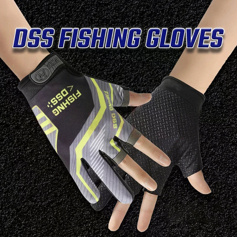 Hot Sale Hot Sale Fishing Gloves, Fishing Routes, Sun Protection, Anti Slip, Ice Silk Breathable Thin Gloves Oasis Select