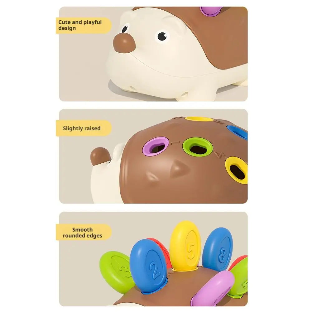 Baby Hedgehog Sorter Toy Fine Motor Skills Concentration Training Montessori Sensory Educational Toys For Kids Gift Oasis Select