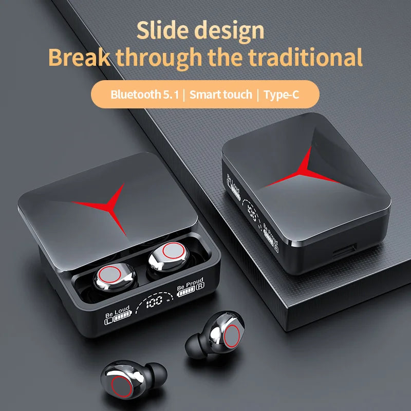 Original TWS M90 Wireless Headphones Gaming Earphone Bluetooth 5.3 Sport Earbuds with Mic Wireless Headset For iPhone Xiaomi Oasis Select