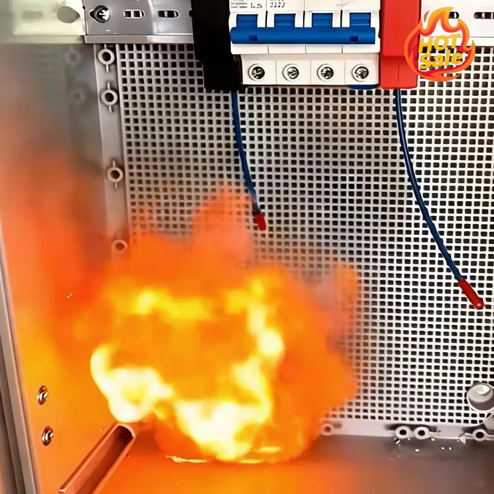 DIN Rail Retardant Device Dual-Line Heat Aerosol Fire Extinguishers Non-Pollution For Distribution Cabinet And Meter Box Oasis Select