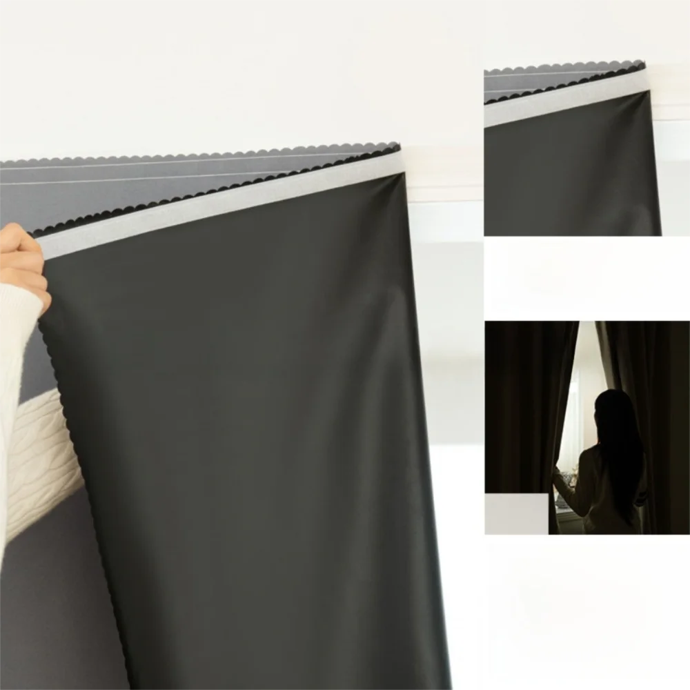 Self-Adhesive Blackout Curtains | No-Drill Privacy Panel
