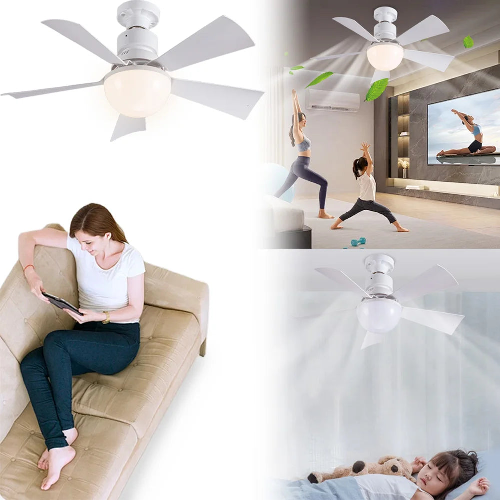 30W LED Ceiling Fan with Remote Control – 3 Speeds, Modern LED Ceiling Fan Oasis Select