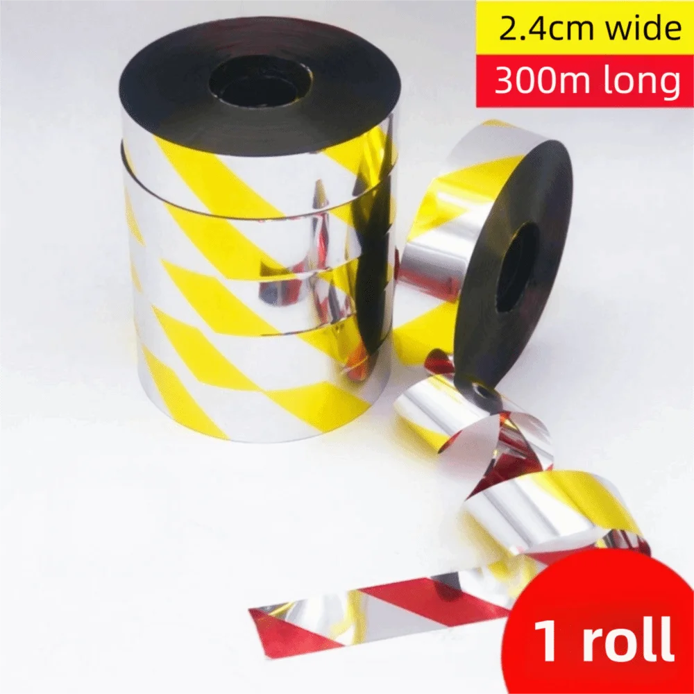 50M/100M/300M Double-sided Reflective Bird Repellent Ribbon Multipurpose Adhesive-free Anti Bird Tape Flashing Hanging Oasis Select Style 25