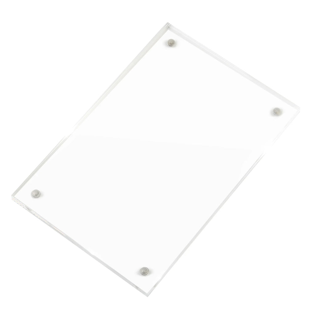Magnetic Acrylic Photo Frame | Clear Desk Display Stand Acrylic Photo Frame Oasis Select 5.5x8.2cm