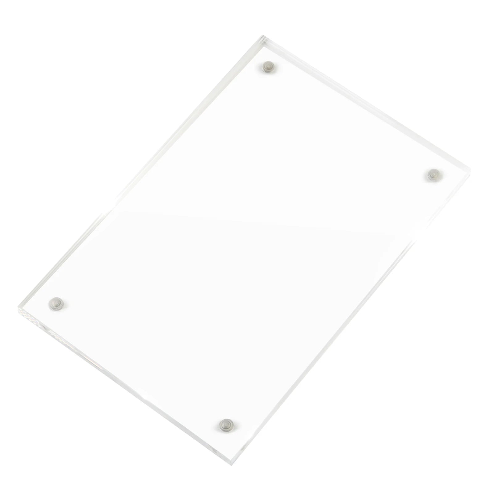 Magnetic Acrylic Photo Frame | Clear Desk Display Stand Acrylic Photo Frame Oasis Select 5.5x8.2cm