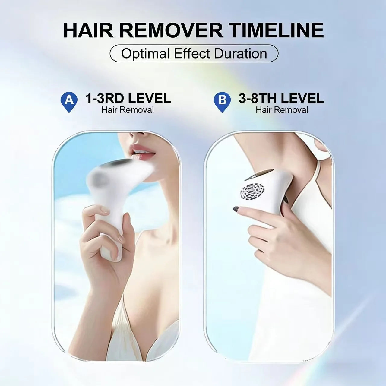 Professional Permanent Laser Depilator IPL Hair Removal for Whole Body, Depilator Remover Permanent Women Home Use Devices Oasis Select