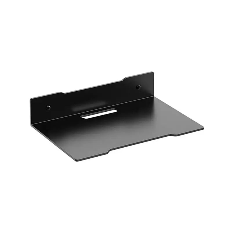 LIKE WISH Wall Shelf Holder Floating Shelf Stand Wall Mount Storage Rack For TV Projector Speaker Camera Router Oasis Select Black L