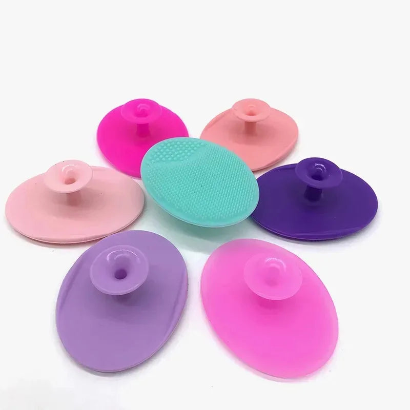 1/3pc Silicone Face Cleansing Brush Facial Deep Pore Skin Care Scrub Cleanser Tool New Mini Beauty Soft Deep Cleaning Exfoliator Oasis Select