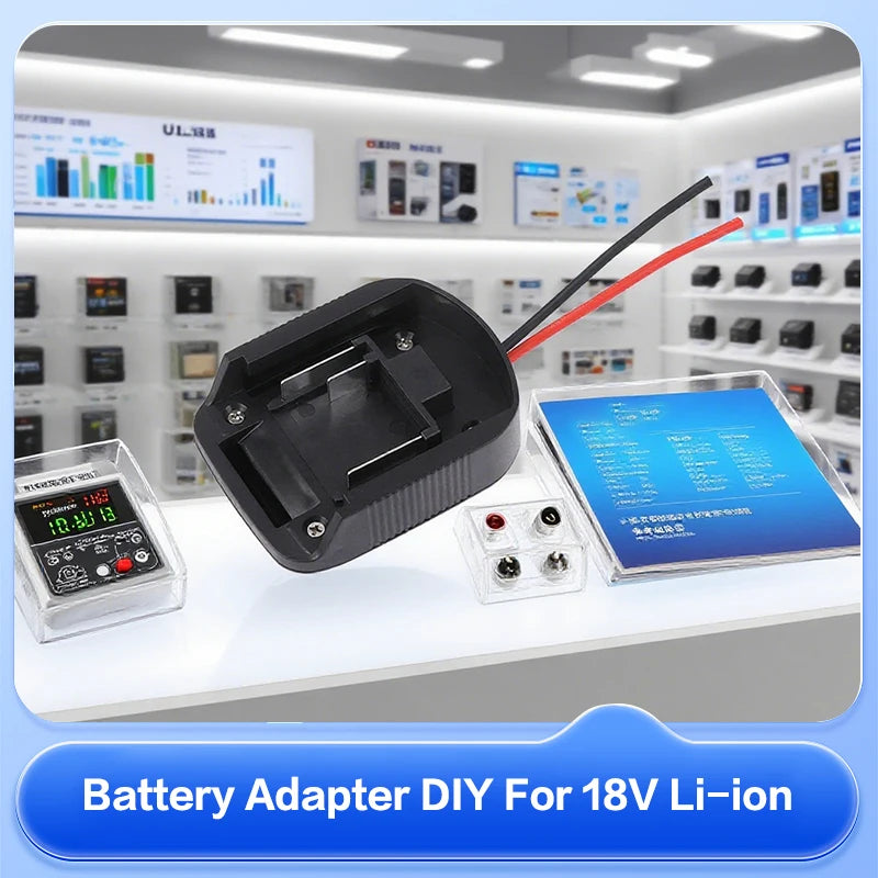 DIY Battery Cable Battery Adapter Connector Output Adapter For 18V Li-ion BL1830 BL1840 BL1850 For Electric Drills Oasis Select