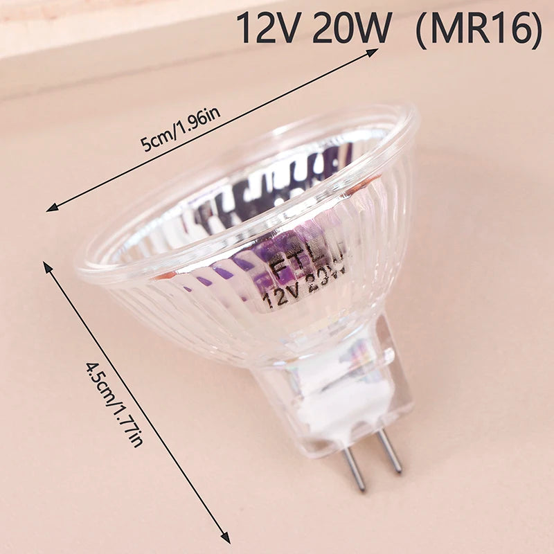 AC/DC 12V Halogen Bulb Lamp Cup Light MR11 MR16 GU5.3 GU10 High Brightness Spotlight Oasis Select A4
