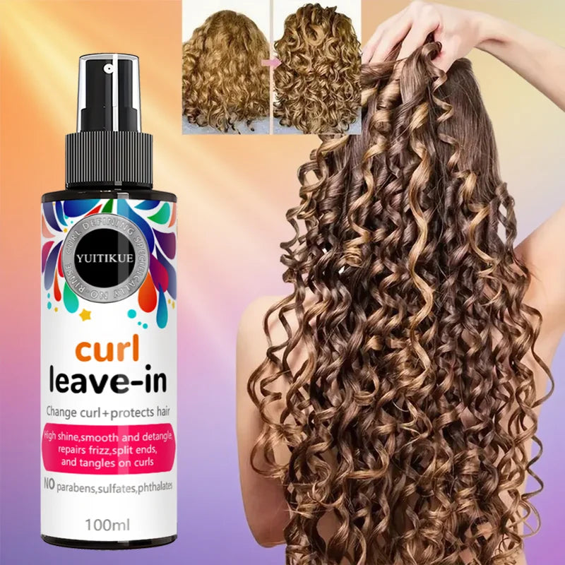 YUITIKUE Leave-In Curl Spray – Frizz Repair & Shine 100ml