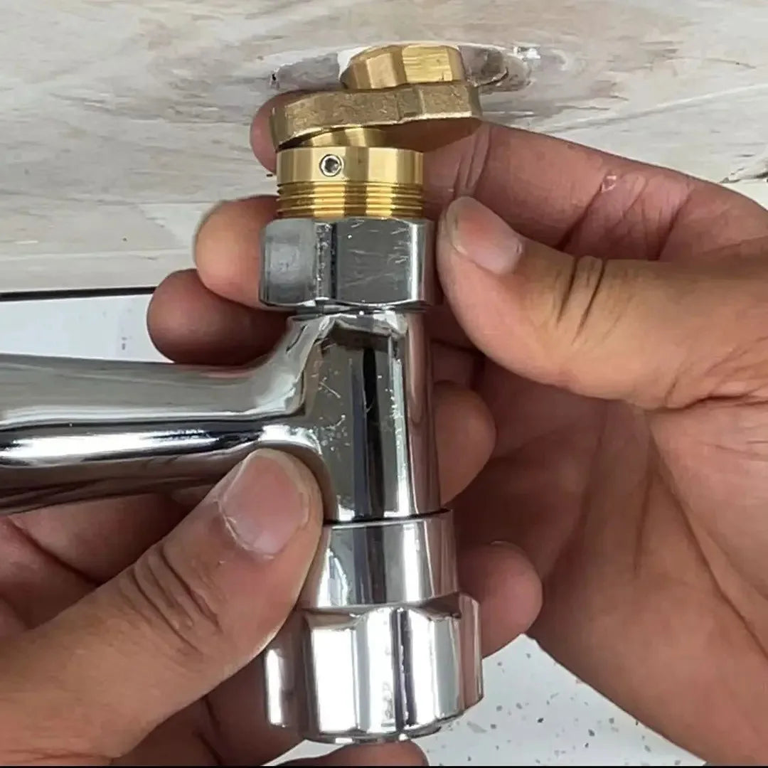 Copper Angled Curved Foot Lengthened Thickened Eccentric Screw Corner Wall Mounted Angle Adjustment Shower Faucet Adapter Oasis Select