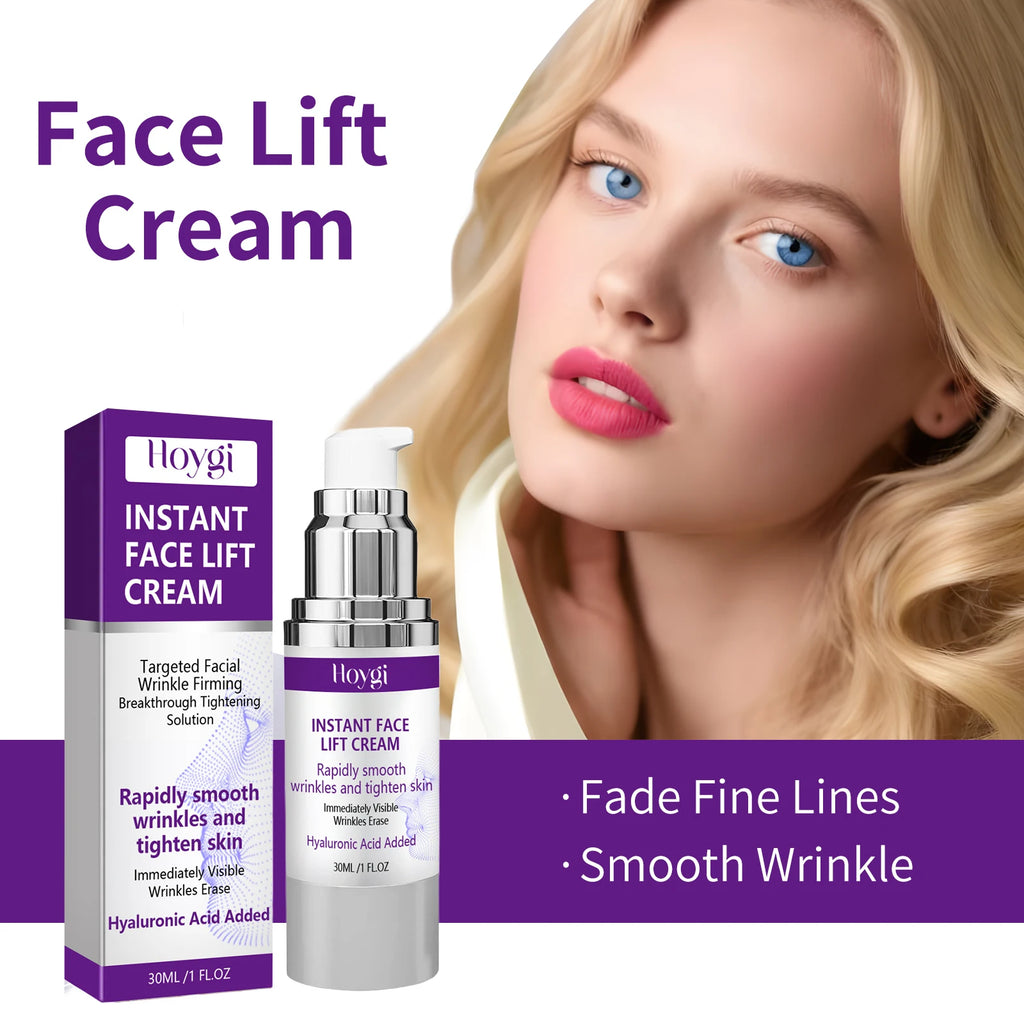 Hoygi Instant Face Lift Cream – Firm, Anti-Wrinkle 30ml Anti-Aging Face Cream Oasis Select