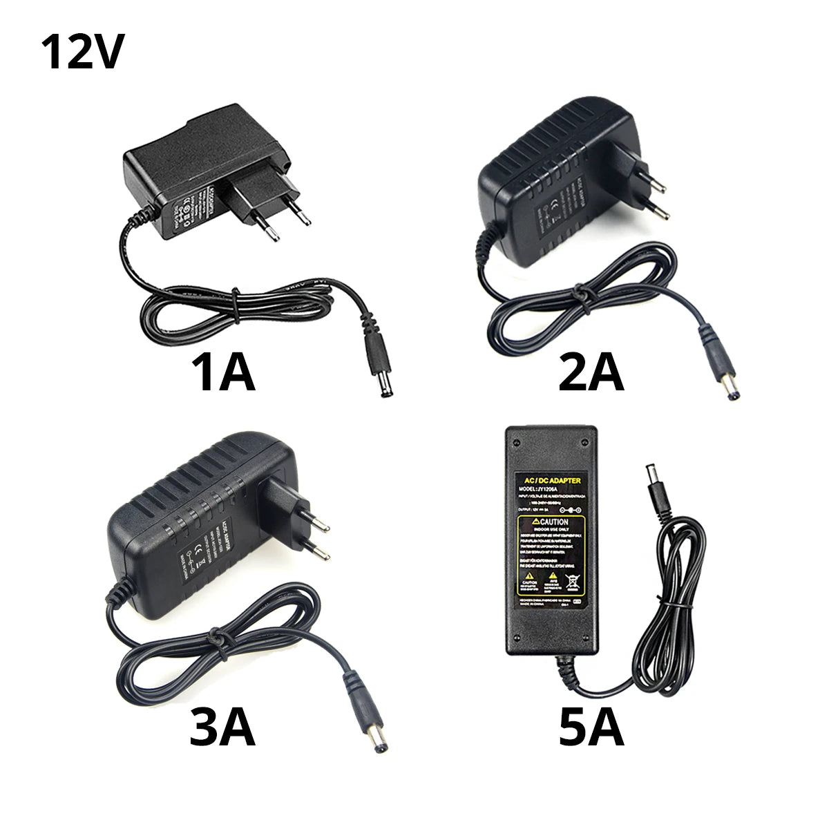 DC 12V 3A Lighting Transformer 1A-8A AC 110V 220V Switching Power Supply LED Converter Adapter for LED Strip Light Bar Tube Lamp Oasis Select