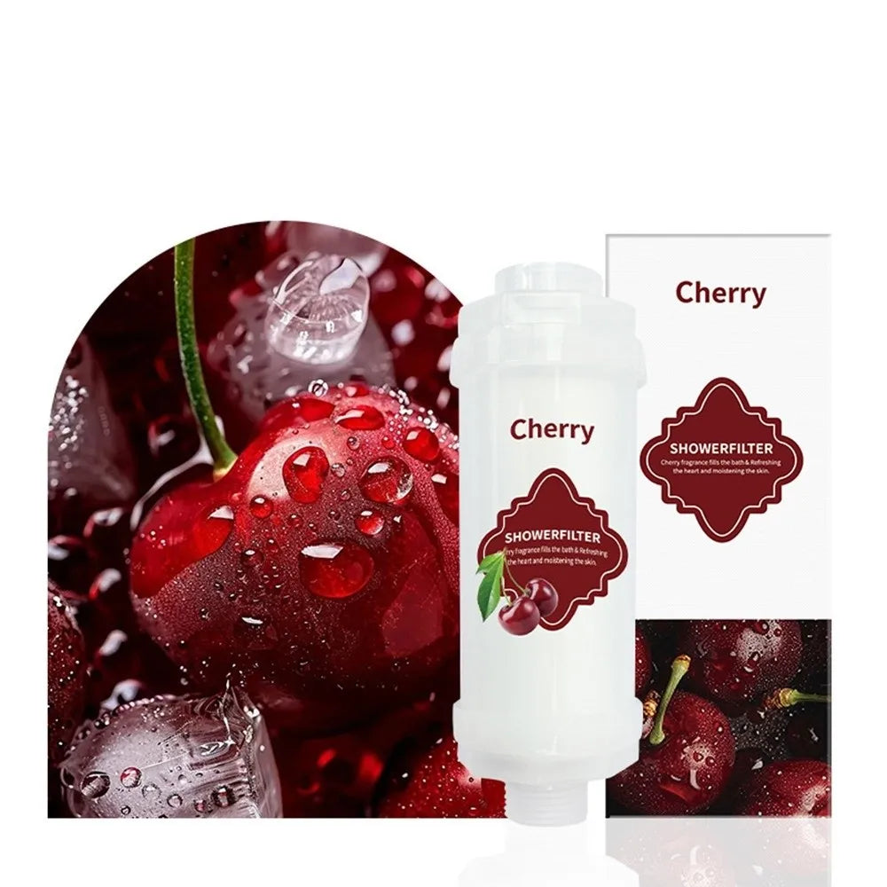 Lavender Shower Head Water Filter Dechlorination Anti-scaling Perfume Water Filter Filter Impurities Mixed with Vitamin C Oasis Select Cherry