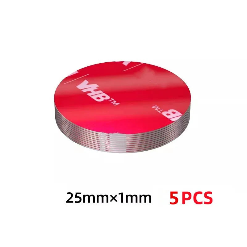 5-30PCS Strong Double Sided Adhesive Foam Pad Wall Mounting Tape Two Sides Heat-resistant Home Appliance Car Accessories Oasis Select Round 25mm 1