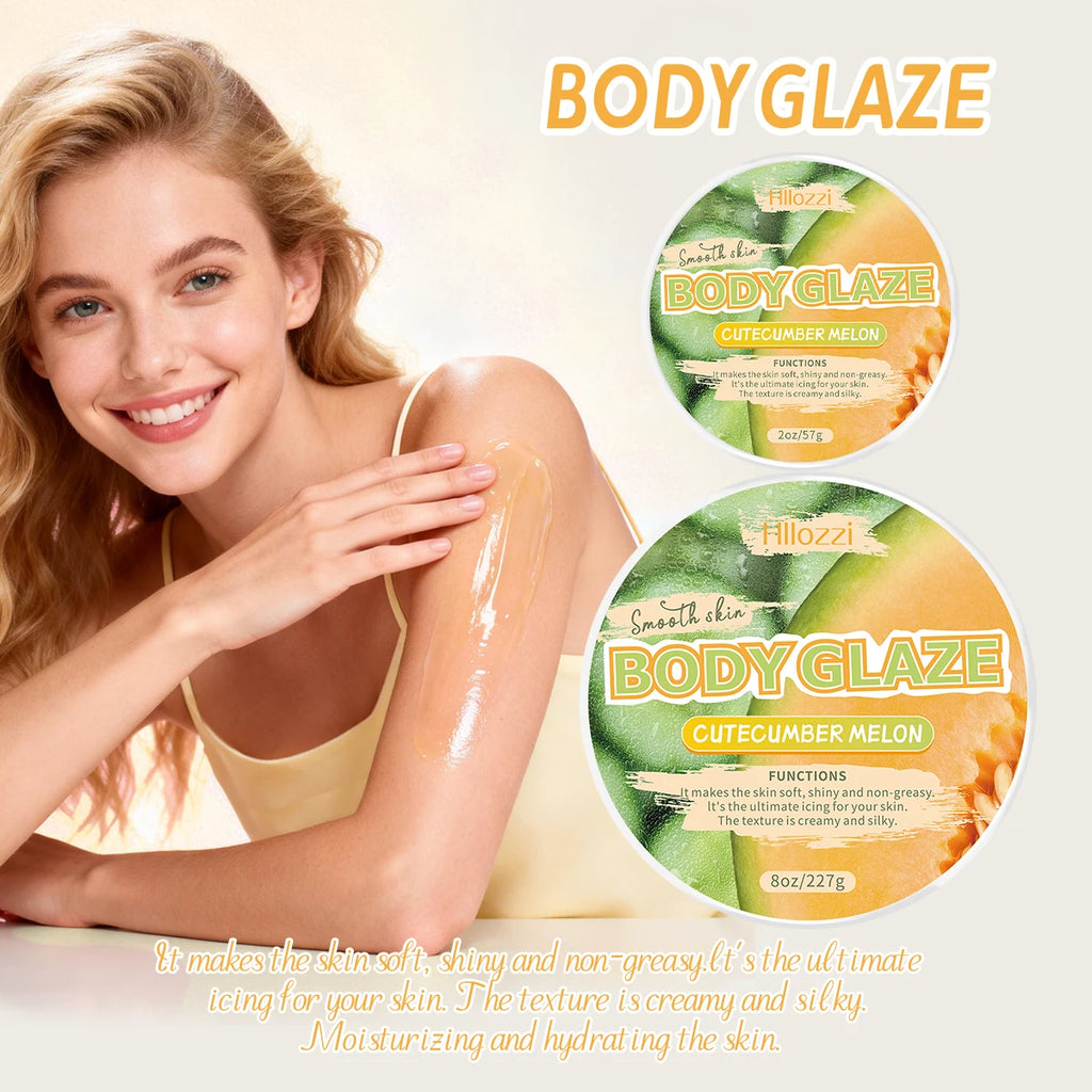 8oz 2oz Body Glaze Melon Moisturizes, Protects, and Repairs the Skin brighten and smooth the look of uneven complexion Oasis Select