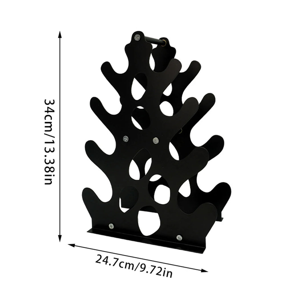3-Tier Dumbbell Rack Stand – Compact Home Gym Storage Dumbbell Storage Rack Oasis Select as show