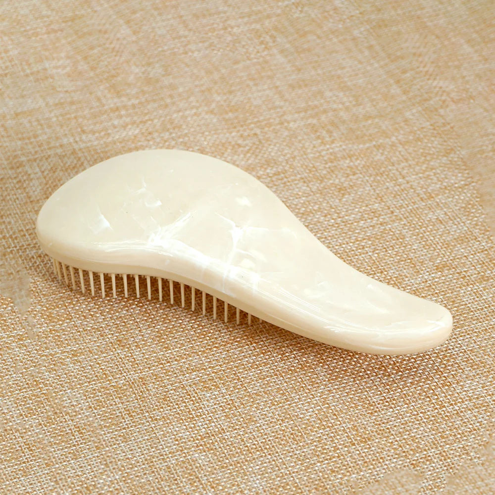 Hair Brush Set – Detangling & Scalp Massage for All Hair Types Hair Detangling Brush Oasis Select SZ31-yellow