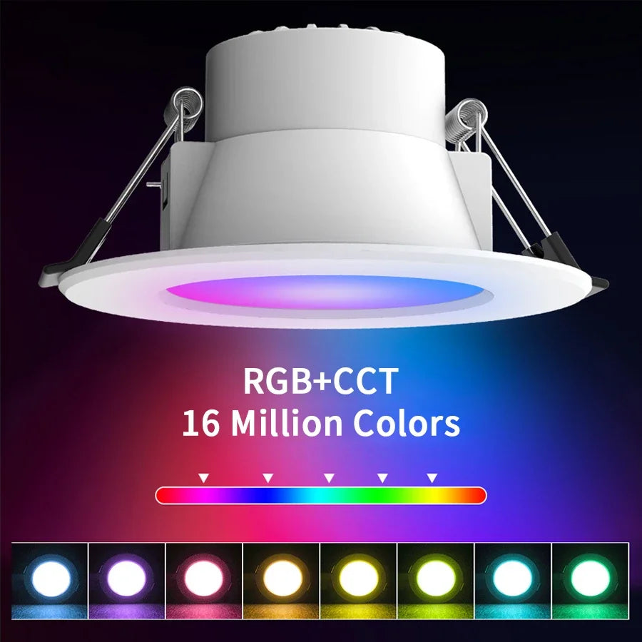 Smart WiFi LED Downlight 5W RGB Dimmable – Alexa & Google Home Smart LED Downlight Oasis Select