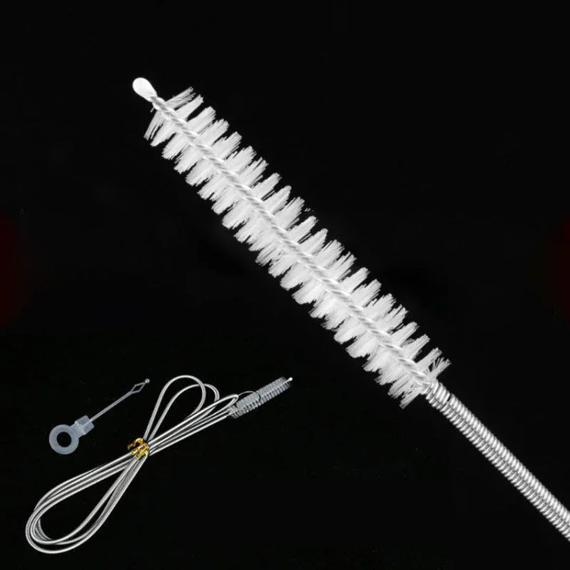 Refrigerator Drain Dredge Cleaning Set Long Flexible Refrigerator Scrub Brush Water Dredging Tool Water Tube Cleaning Coil Brush Oasis Select