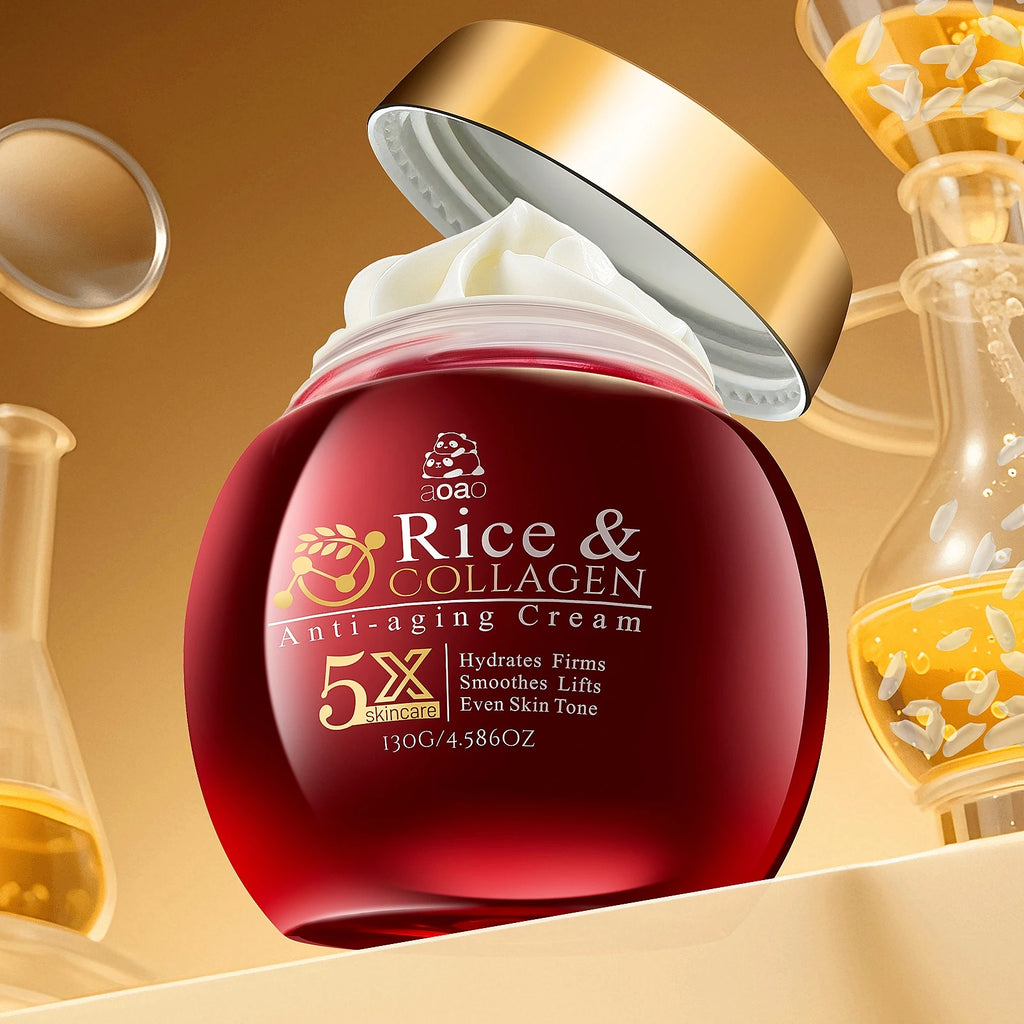 Rice Collagen Cream – Ceramides & Hyaluronic Acid Moisturizer