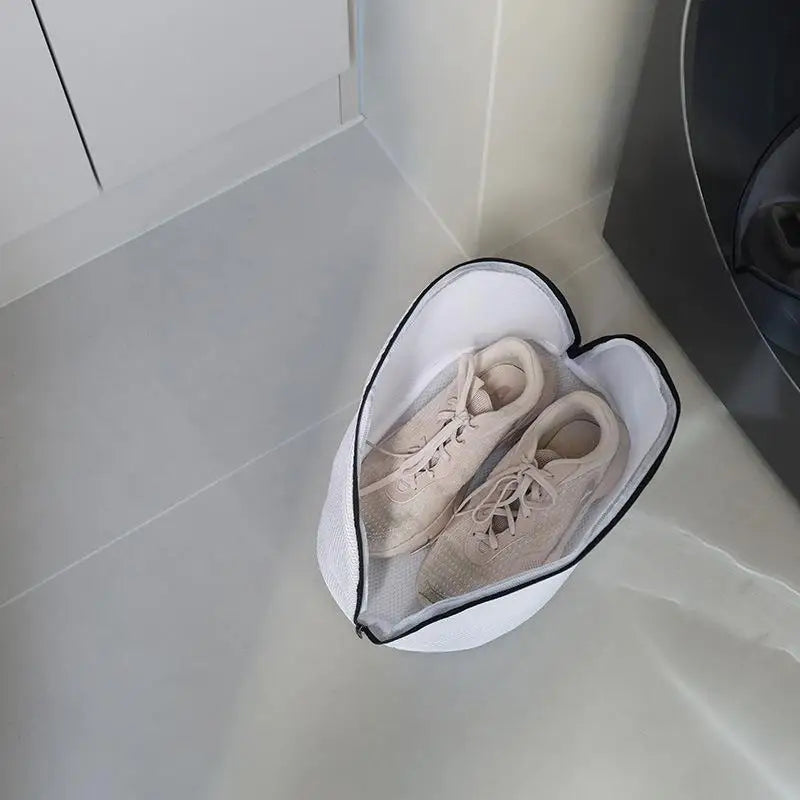 Mesh Shoe Laundry Bag with Zip – Double Layer 40x24cm