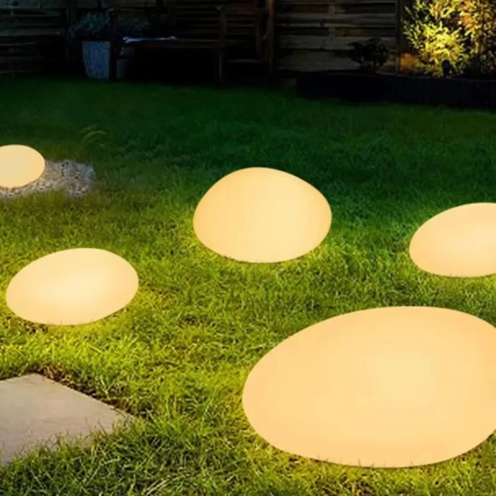 Solar Lamp Imitation Stone Lamp Outdoor Luminous Atmosphere Decorative Landscape Lights Garden Lawn Lights Oasis Select