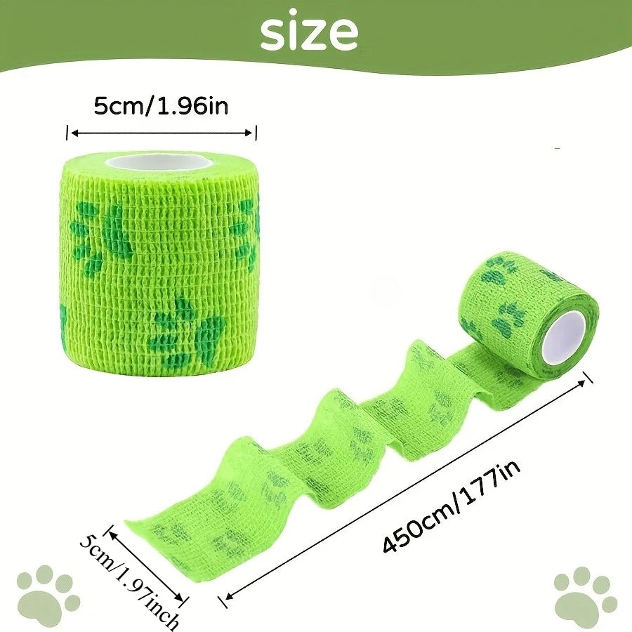 20 pieces of pet elastic bandages, highly suitable for fixing the ankle joints of pets such as cats and dogs. Oasis Select